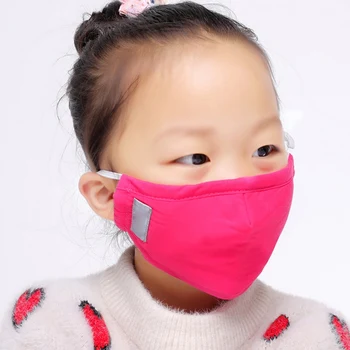 

1Pcs Random Color PM2.5 Winter Children Mask Respiratory Valve Thicken Smog Mask Warm Dust Face Masks Y