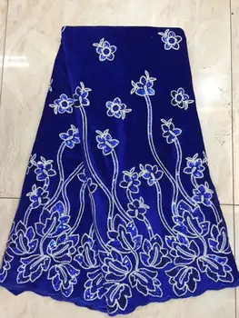 

Big Velvet Lace Fabric Wedding High Quality African Velvet Lace Fabric Embroidery African French Lace For Seqins Lace
