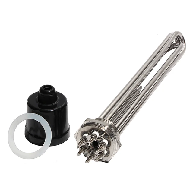 1 1/2 BSP/DN40 Water Heating Element for Brewery and Distilling Machine  with Ground Screw and Probe 3KW/4.5KW/6KW/9KW/12KW - AliExpress