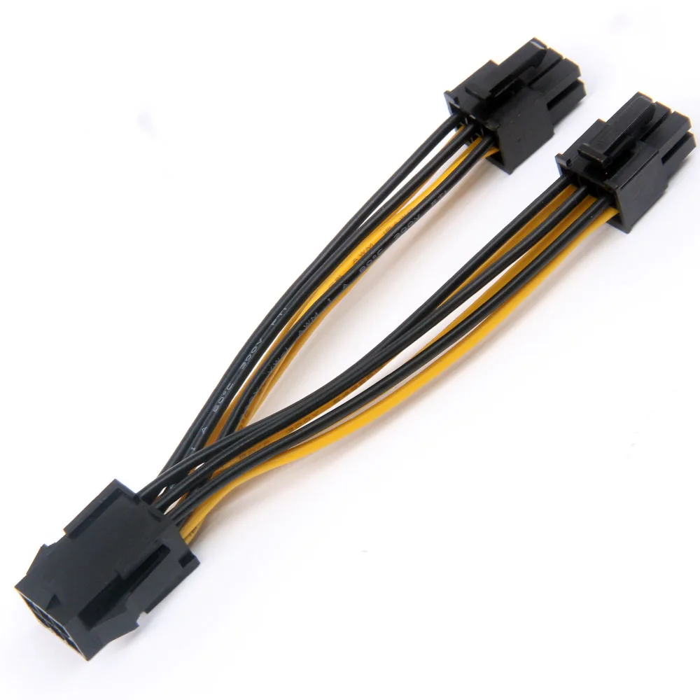 Графический процессор PCI Express с 6 контактным процессором PCIe 2 x контактная