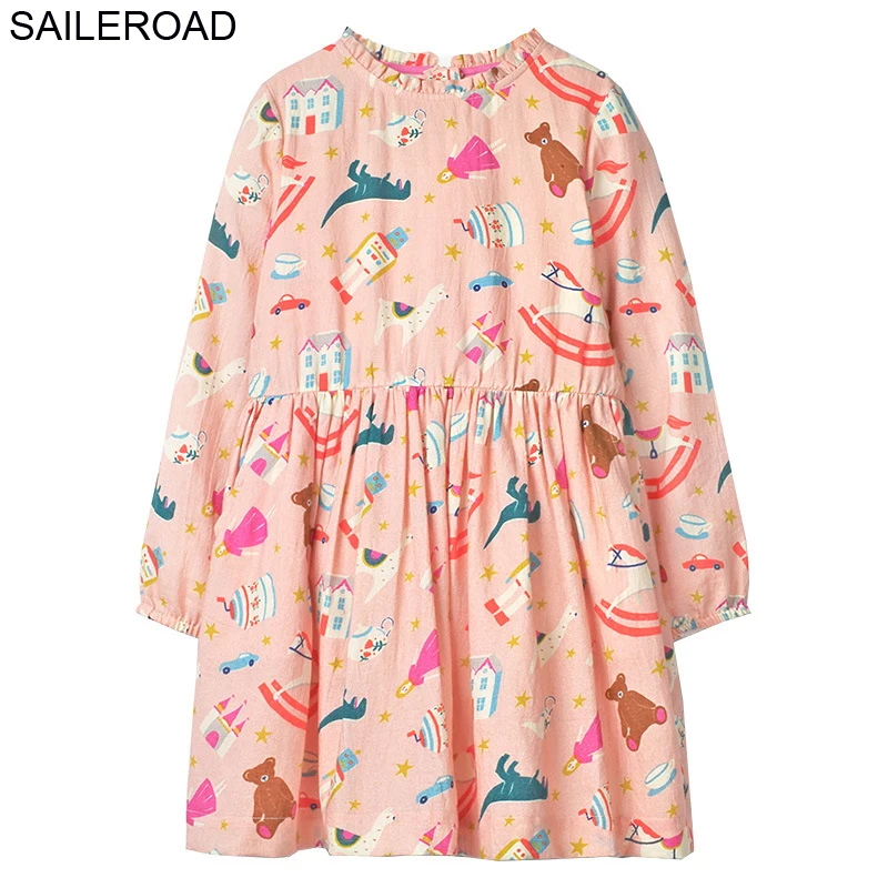 SAILEROAD Дети Paillettes Star Dress 2-7Years Девушка С Длинным Рукавом Бальные Платья для Детской Одежды Большие Девушки Блестки Платье - Цвет: 1158 same picture