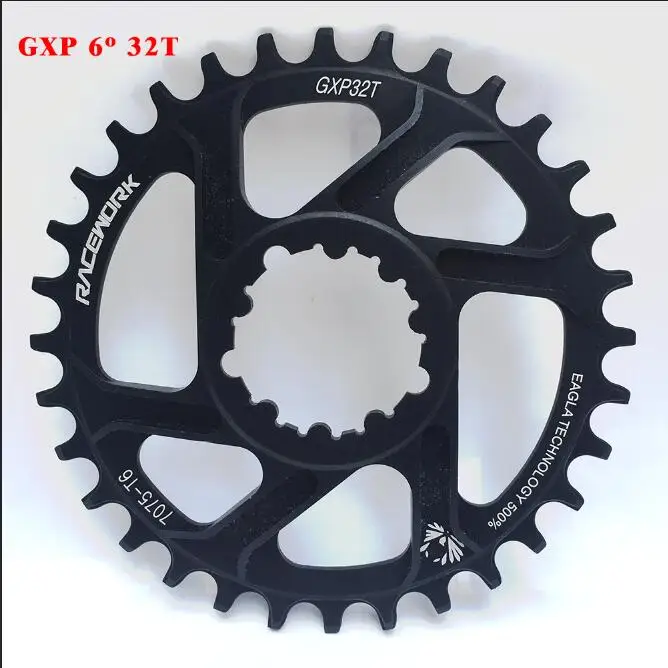 GXP велосипед MTB горный велосипед цепь 32 34 36 38 т для SRAM GXP NX GX XX XO один диск лоток Fahrrad Kettenblatt - Цвет: 6mm 32T