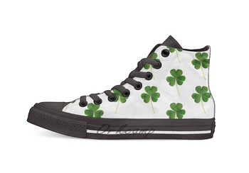 

Ireland Shamrock Novelty Design Casual Canvas Shoes Custom shoes Drop Shipping