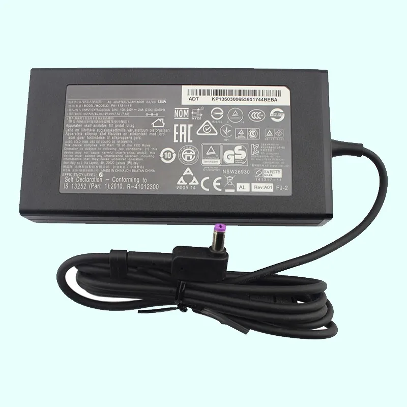 Для acer 19V 7.1a адаптер переменного тока KP.13503.007 pa-1131-16 зарядное устройство для ноутбука для acer Aspire v5-591 v5-591g Nitro 5 Spin np515-51