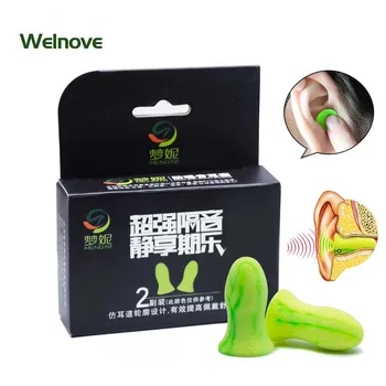 

4Pcs EarPlug Sleep Noise Reduction Sound Anti-Interferen Noise Insulation Prevention Soft Foam Earplugs Sleeping Aid C1521