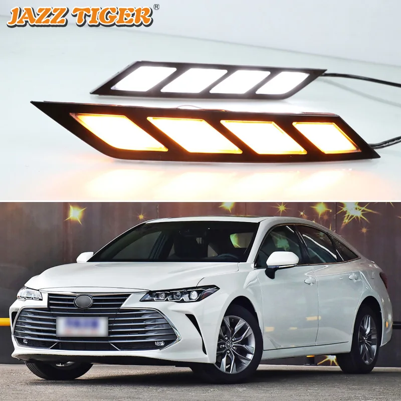 Джаз тигр 2 шт. динамический желтый указатель поворота 12V автомобильные DRL