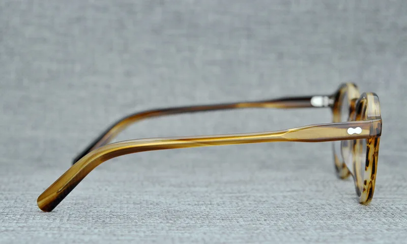 Belight оптическая Мужская итальянская ацетатная маленькая круглая Ретро винтажная рецептурная оптическая очки с оправой MILTZEN