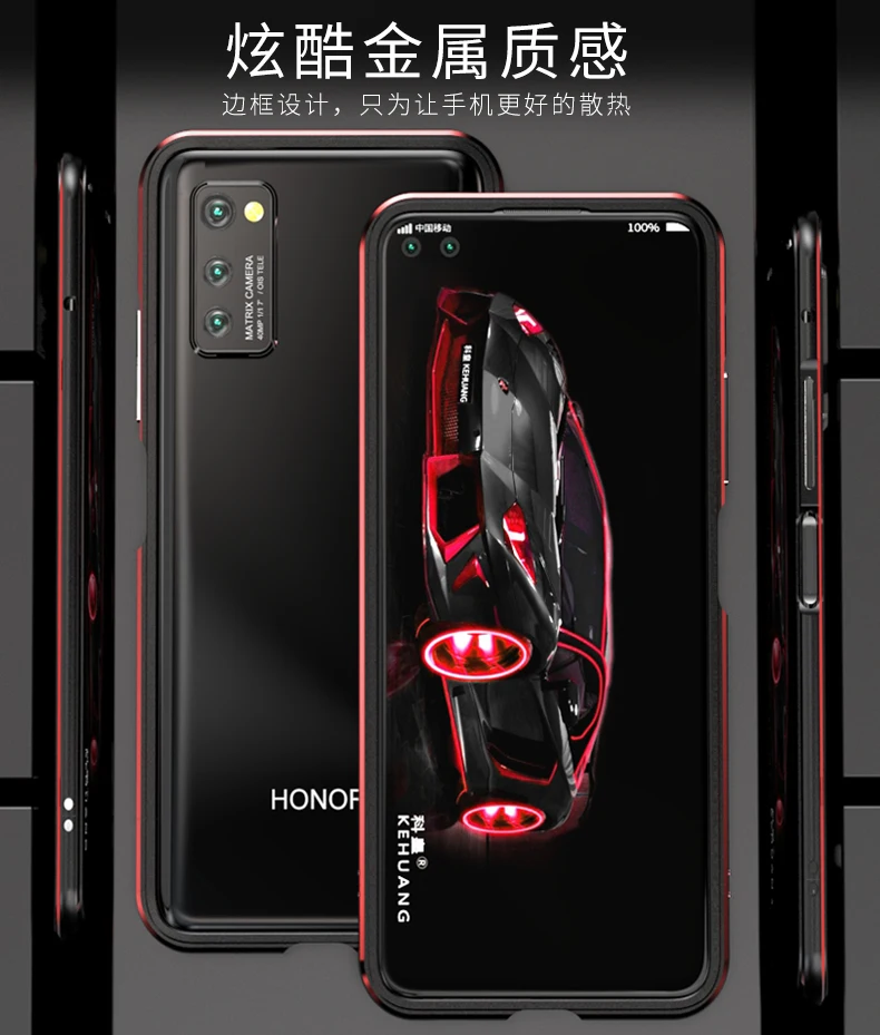 Для huawei Honor V30 Роскошный ультра тонкий металлический алюминиевый бампер рамка чехол для huawei Honor V30 Pro