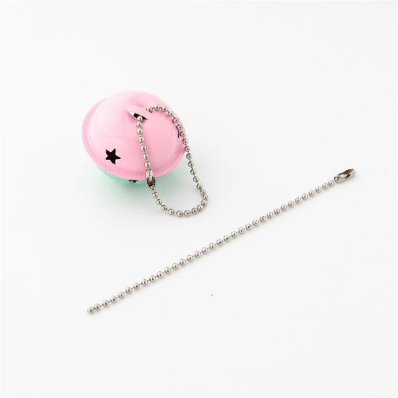 50pcs Metal Ball Bead Chain Extension For DIY Dog Tag Keychain Hand Label Connector Jewelry Finding Making Accessories Supplies