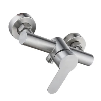 

1PC In-wall Type Bathtub Faucet Stainless Steel Water Tap Cold and Hot Faucet for Toilet Bathroom Home Hotel