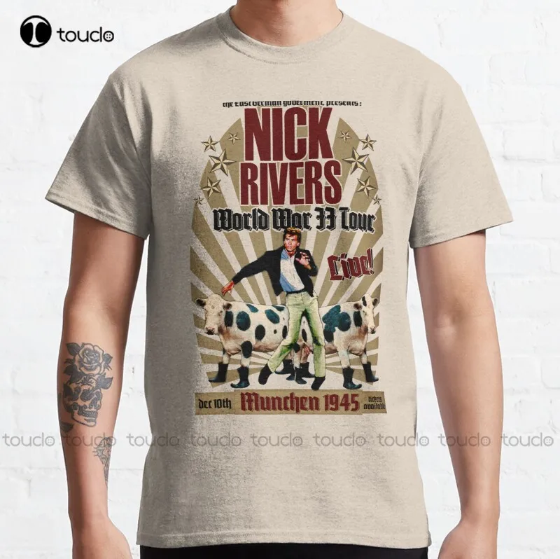 

New Nick Rivers - Live! Classic T-Shirt Cotton Tee Shirt S-5Xl T Shirt tshirt ruler Unisex