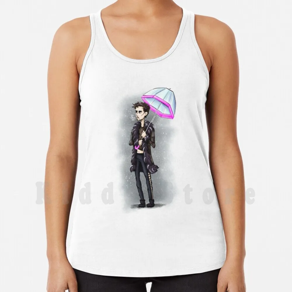 Camicette Di Smanicato Di Smanicato Della Maglia Dei Canottiere Di Smanicato Dell'Ombrello Dell'Hargreeves Di Robert Hargreeves