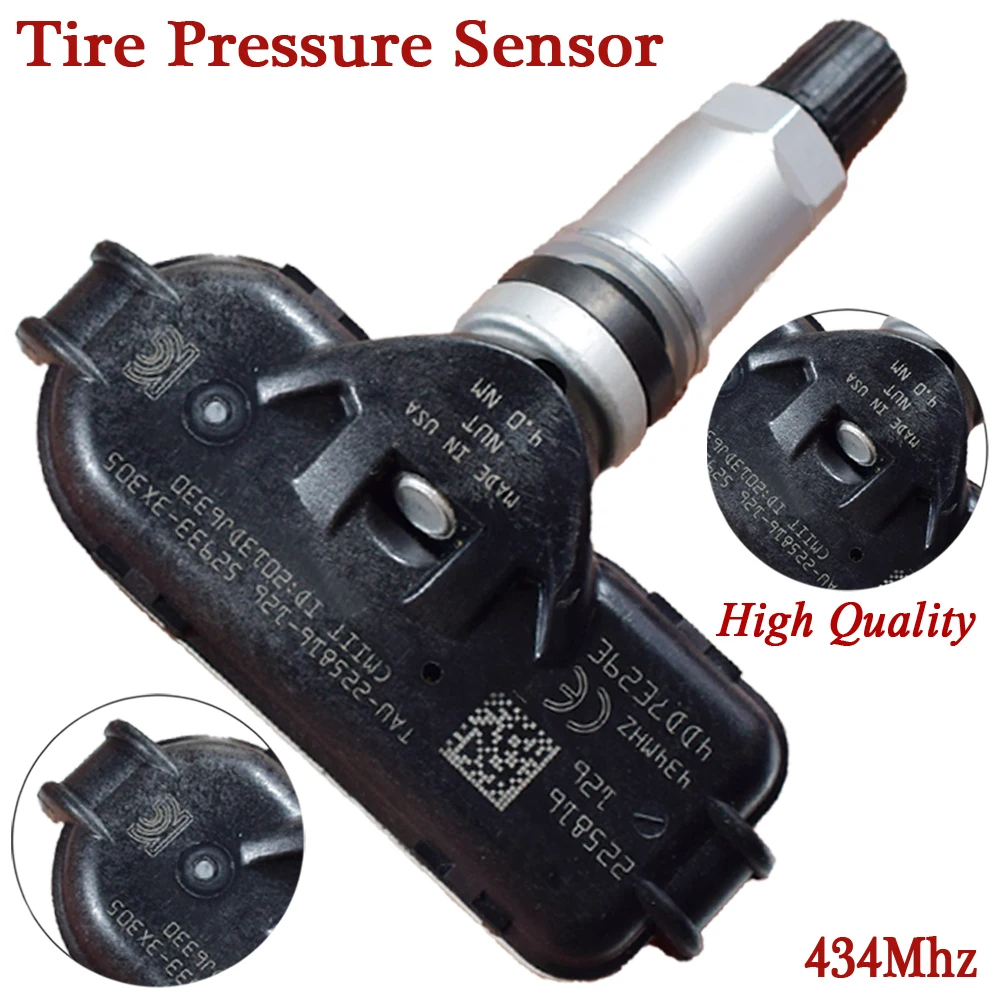 Датчик давления в шинах 52933-3X305 529333X305 TPMS датчик для Hyundai Elantra HD MD 434 МГц 1 шт. |