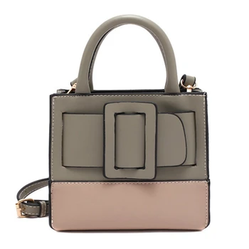 

Mini Contrast Color PU Leather Crossbody Bags for Women New Fashion Female Shoulder Tote Bags Small Ladies' Travel Flap Bags Sac