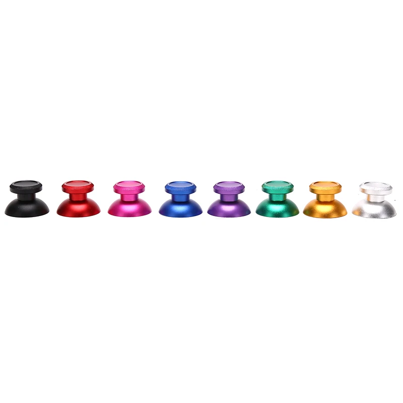 2PCS 금속 아날로그 조이스틱 엄지 손가락 그립 캡 교체 부품 PS4 / Xbox 컨트롤러 thumbstick 교체