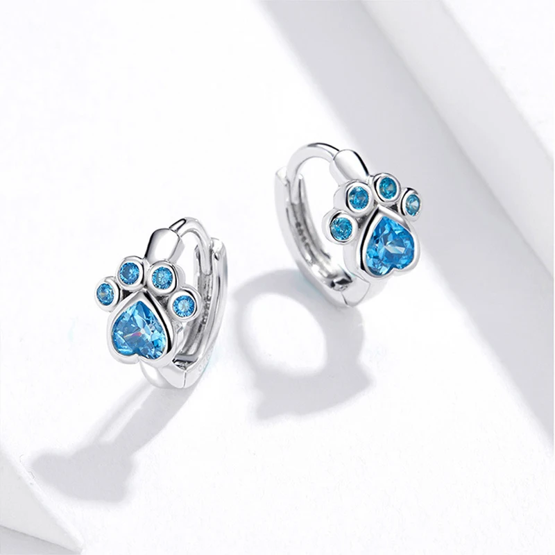 Серьги, 925 пробы, серебряные, новые, Круглые, синие, серьги для женщин, модные, благородные, свадебные украшения, натуральный циркон, висячие серьги
