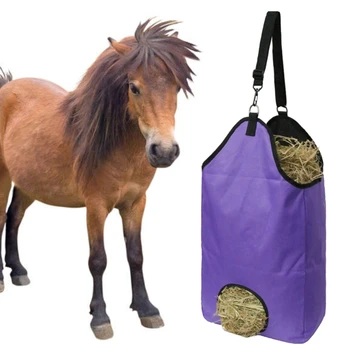 

Outdoor Hay Storage Bags Horse Sheep Slow Feeding Hay Tote Bag Pet Hay Pouch Carry Bags for Horses Goat Alpacas Farm Animal