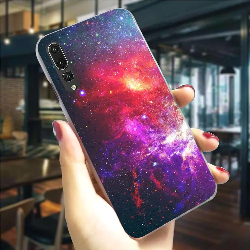 Чехол для телефона huawei P20 Lite Star Space Cover P9 Lite Mini/ P10 20 30 Lite Pro P Smart Z mate 10 20 Lite - Цвет: K3045704