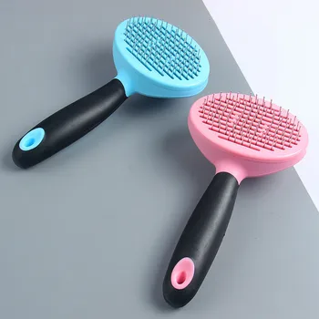 

Pet Hair Removal Brush Stainless Comb for Dog Cat Professional Pet Grooming Tool Removing Undercoat Hair Shedding Trimmer Comb