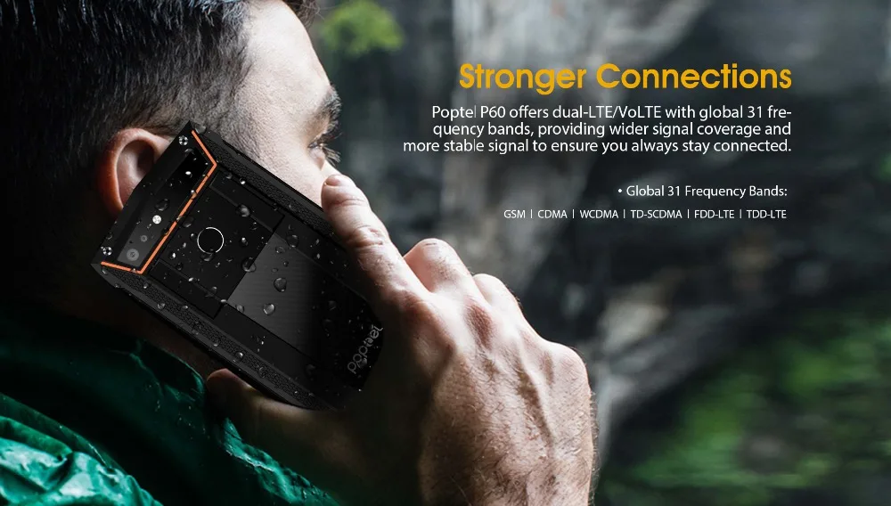 Новая версия Poptel P60 прочный смартфон с PTT 6+ 128 ГБ ОЗУ, Беспроводная зарядка, аккумулятор 5000 мАч, NFC 16 МП, двойная камера