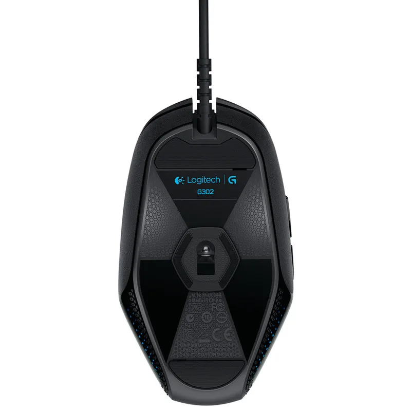 Logitech G302 Проводная игровая мышь USB 4000 Точек на дюйм 6 клавиш программируемый оптическая мышь для компьютерных игр