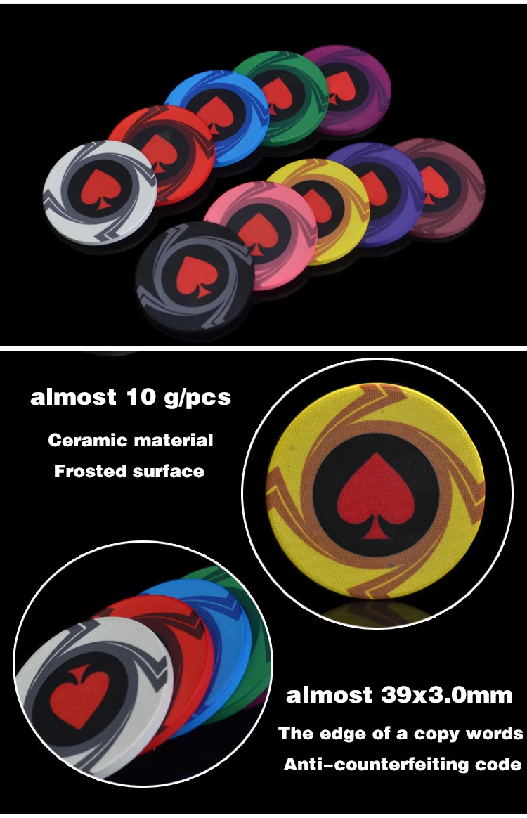 25 шт./компл. казино с сердцем персикового цвета Техасский Холдем, кремового Джек Керамика фишки для покера Зажигалка монеты комплекты высококлассные набор адаптируемые под требования заказчика