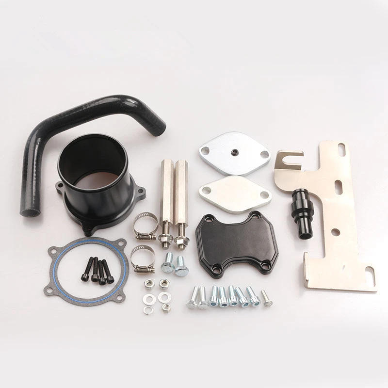 ^*Best Offers Cooler & Throttle Valve Delete Kit Automobile Exhaust Gas Circulation Pipe Combination Cooler For Dodge Ram 6.7L Cummins Diesel ^*Best Offers Cooler & Throttle Valve Delete Kit Automobile Exhaust Gas Circulation Pipe Combination Cooler For Dodge Ram 6.7L Cummins Diesel