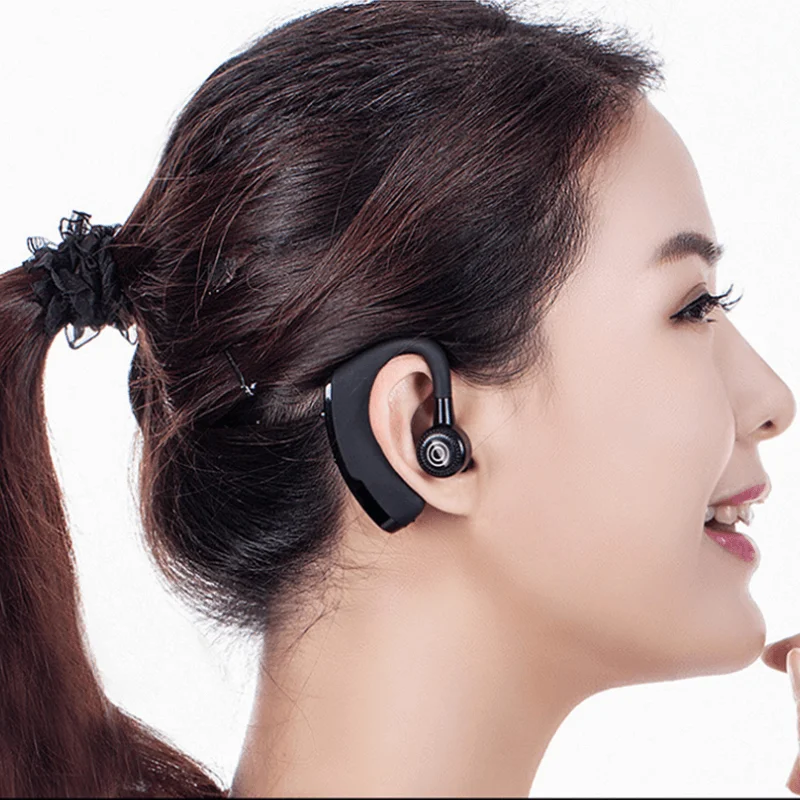 Бизнес bluetooth гарнитура с голосовым управлением мини беспроводные супер длинные ожидания новейшие спортивные наушники