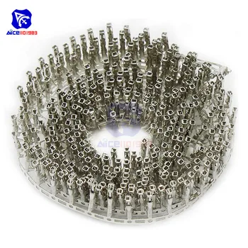 

diymore 1000PCS/Lot2.54mm Pitch Female Pin Connector Dupont Jumper Wire Cable Female Pin Crimp Terminal Connector