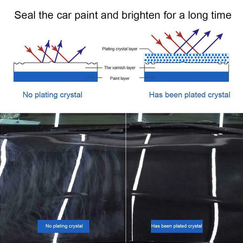 30 мл антицарапина керамическое стекло уход за краской прозрачная твердость покрытие автомобиля жидкий кристалл водонепроницаемый солнцезащитный лак Уход