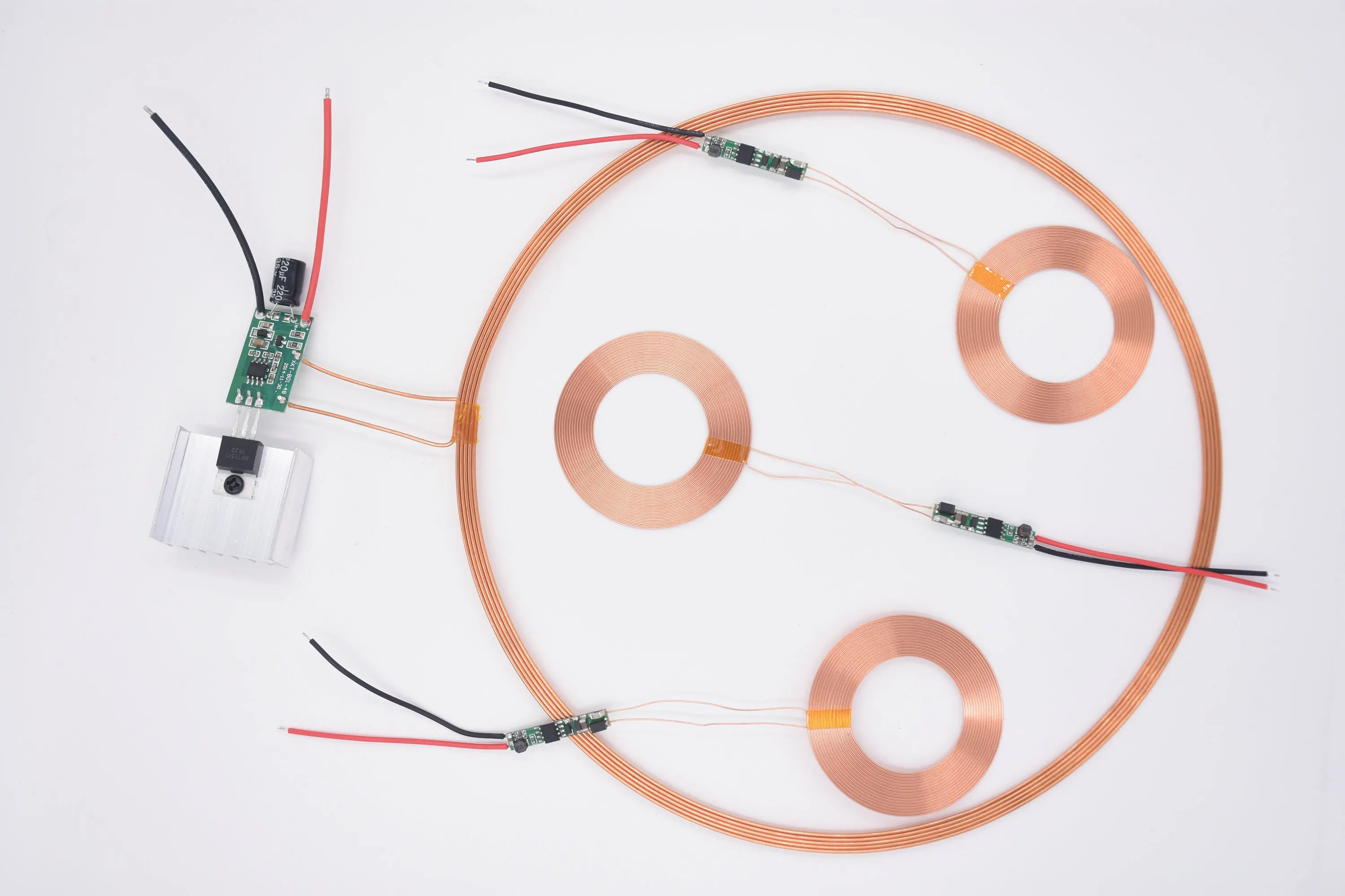 200mm Longdistance Wireless Charging Power Supply Module