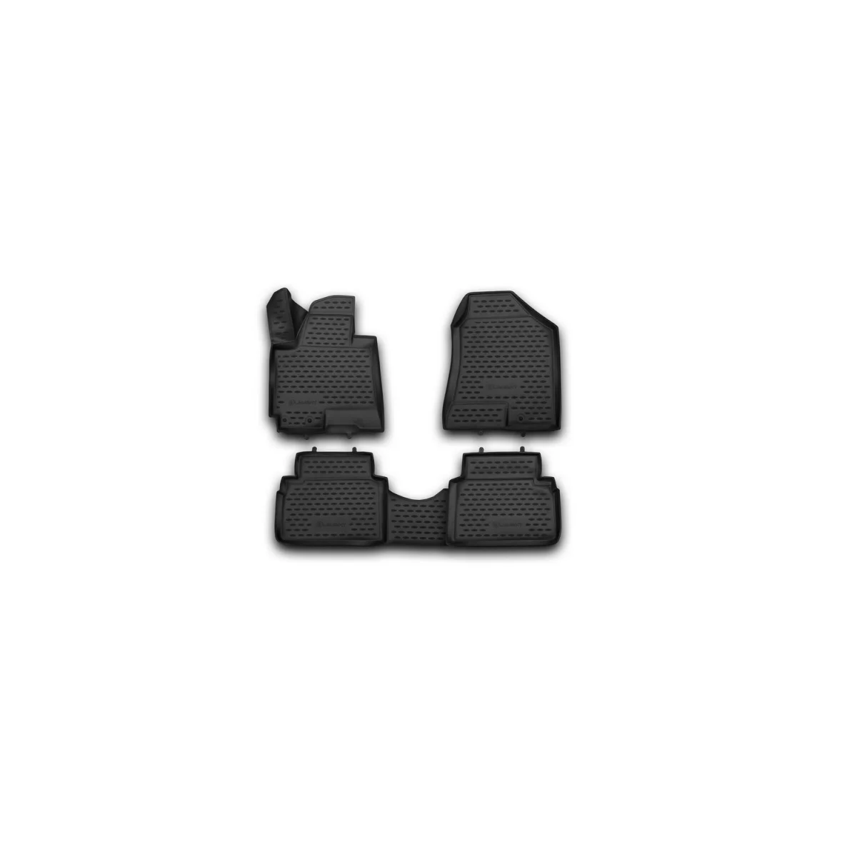 Коврики 3d в салон hyundai ix35 2010->, 4 шт.(полиуретан)(хундай ай икс 35