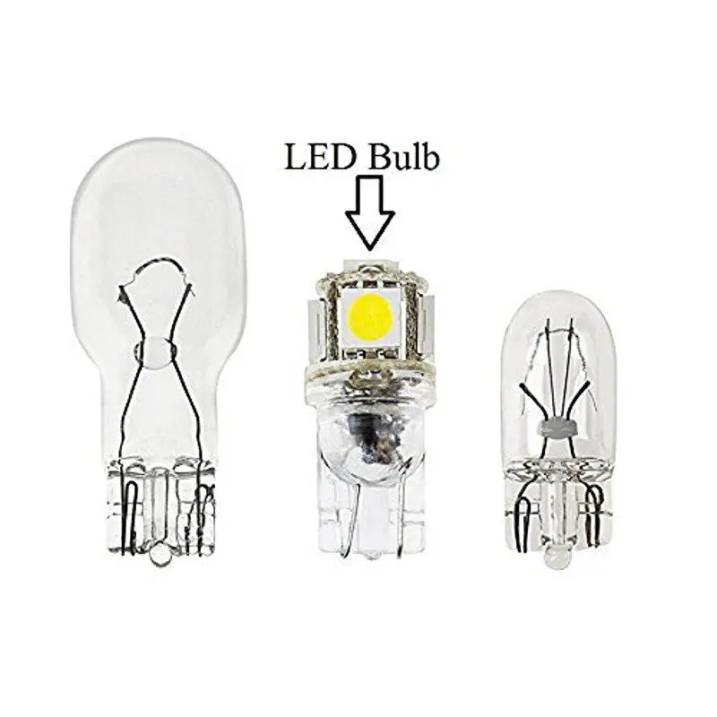 10x LED Replacements for Malibu Landscape Light 5 Led/smd Per Bulb 194 T10 T5 Wedge Base Cool White 12v Dc 1407ww Auto Parts 10x LED Replacements for Malibu Landscape Light 5 Led/smd Per Bulb 194 T10 T5 Wedge Base Cool White 12v Dc 1407ww Auto Parts