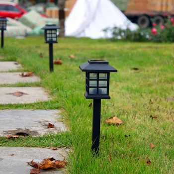

2W# 8PC LED Garden Light Waterproof Lawn Lamp Solar Powered Light For Landscape Yard Pathway Fence Outdoor Decorati