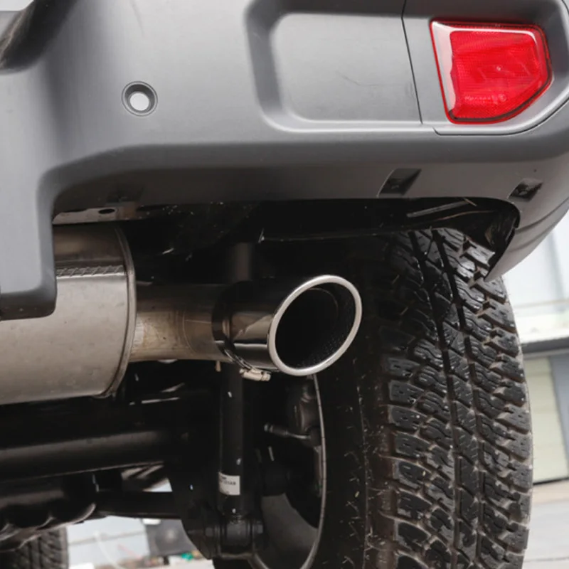 

Accessories Exhaust pipe Muffler Silver Rear For Jeep Wrangler JL 2018