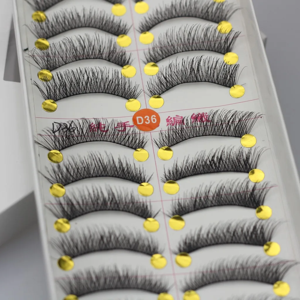 

Cotton Thread Taiwan False Eyelashes Natural Short Nude Eyelashes