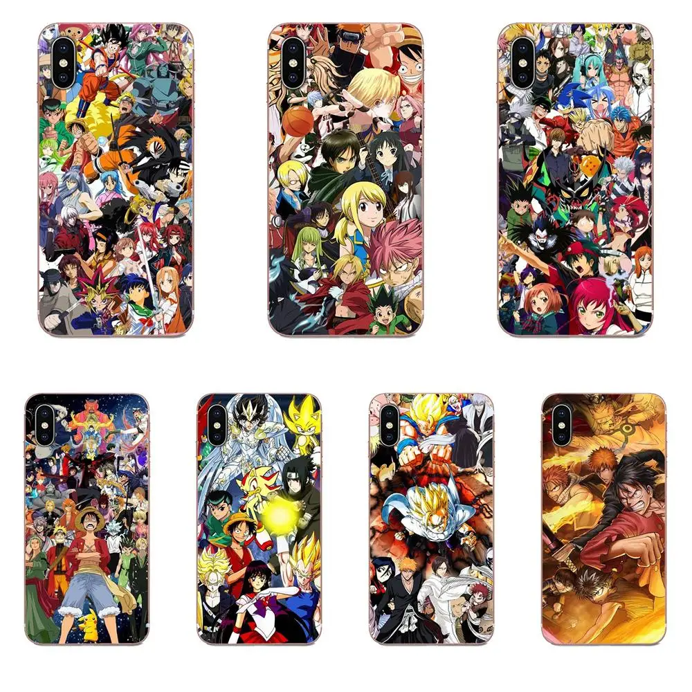 Japan Anime One Piece Dragon Ball Soft Cover For Galaxy J1 J2 J3 J330 J4 J5 J6 J7 J730 J8 2015 2016 2017 2018 mini Pro | Мобильные