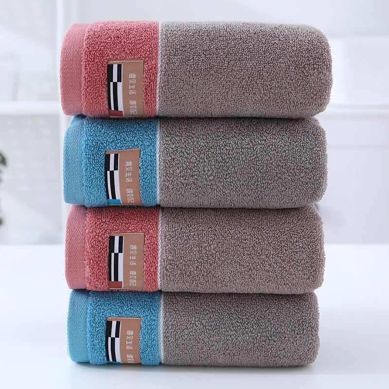 100% Cotton Towl Household Absorben Bath Towel Quick Drying Microfiber  Towels For Bathroom Terry Hand Face Towels For Adult - AliExpress