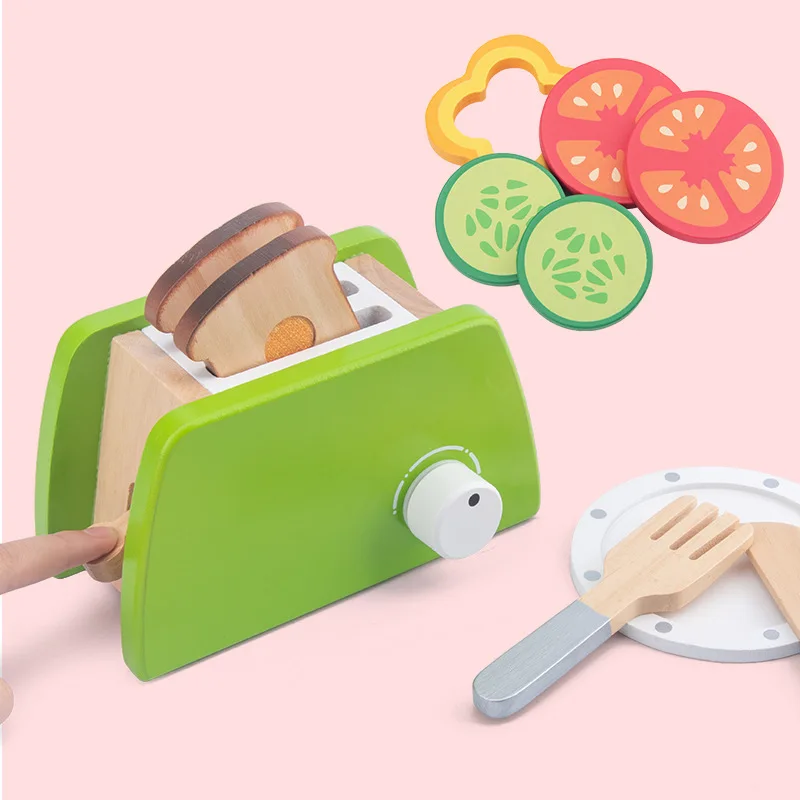 Children's Family Toys Cucinino Pancake Machine Bread Salad Dish Small Kitchen Utensils Role Play Hands And Brains | Игрушки и хобби