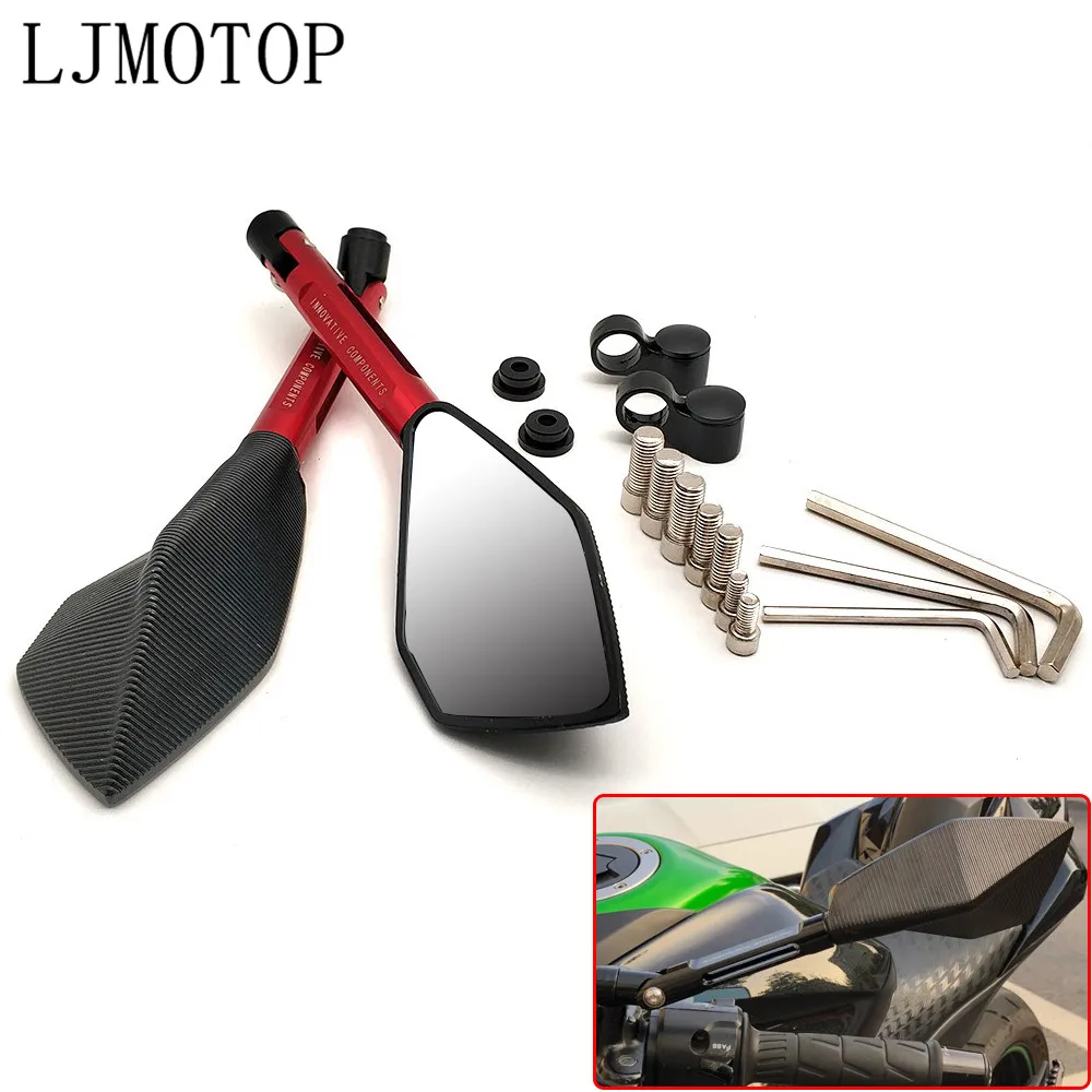 CNC Motorcycle Mirrors Moto Rearview Mirrors Side Mirrors accessories For Triumrh 675 STREET TRIPLE AMERICA BONNEVILLE T120