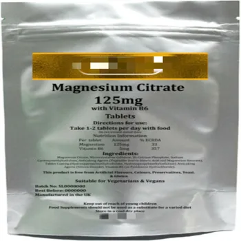 

Magnesium Citrate 125mg with Vitamin B6,Effectively strengthen the body and bones, treat osteoporo sis