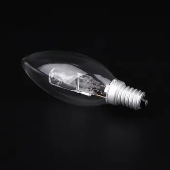 

E14 Halogen Lamp Bulb Candle Shape Lighting Fixture Household Supplies