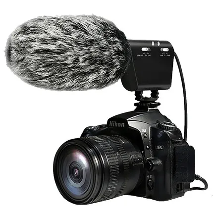 

Photography Interview Recording Mini Mic Video Pixel Voical MC-50 Microphone for Canon Nikon Sony Pentax DSLR Camera