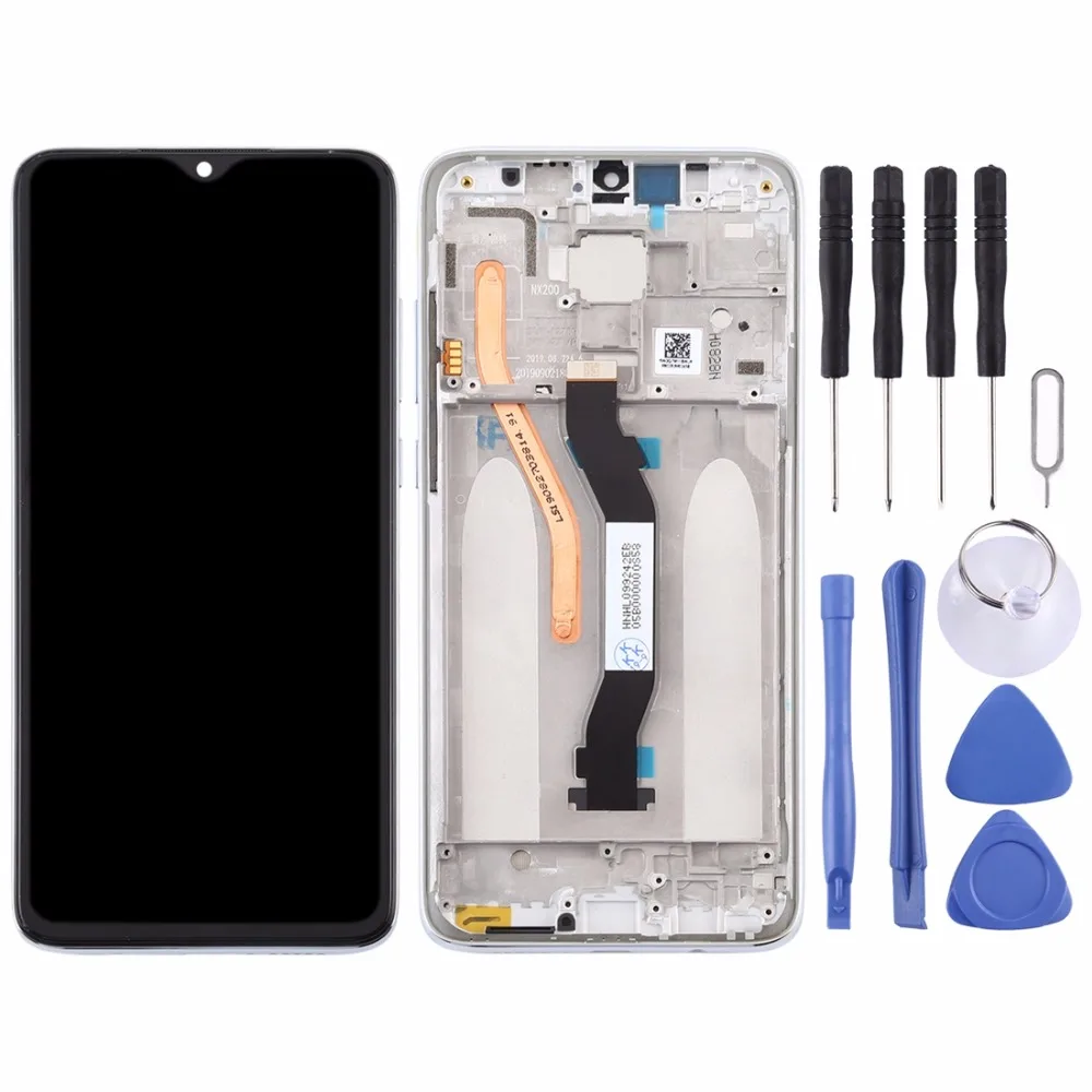 ЖК-экран и дигитайзер полная сборка с рамкой для Xiaomi Redmi Note 8 Pro