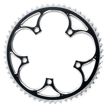 

Dropship-Bicycle Sprocket Wheel For 8/9/10s speed crankset chainring Bicycle Gear Plate 56T alloy 5 hole BCD 130mm OD 230mm