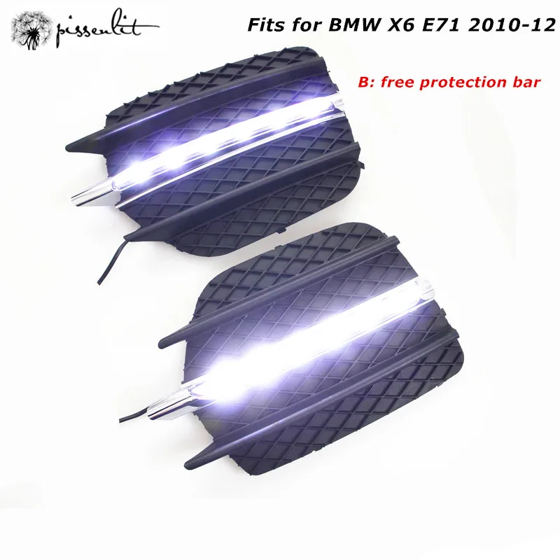 Подходит для BMW X5 E70 2010-2012 автомобильные аксессуары дневные ходовые огни дневных