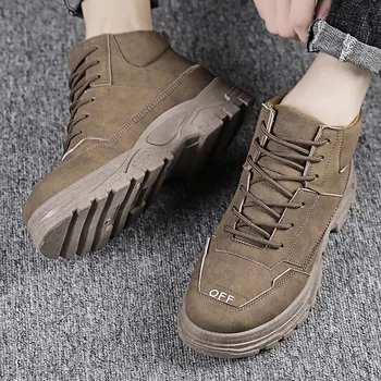 

Fashion Mens Shoes Casual Autumn Winter Men High Top Sneakers Zapatos De Hombre Male Warm Comfortable Shoes Outdoor Sport Shoes