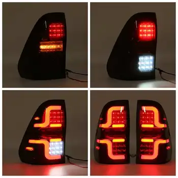 

Car LED Tail Light for Toyota Hilux 8 AN120 AN130 GUN1 REVO Workmate 2015 2016 2017 2018 Car Signal Rear Stop Reverse Lamp Smoke