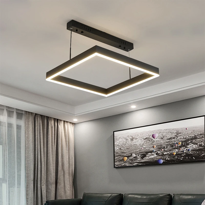 minimalista e moderno led lustre iluminacao 04