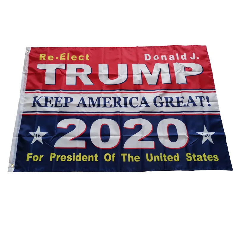 Трамп 2020 флаг двусторонняя с принтом Дональд &quotТрамп&quot держать America Great